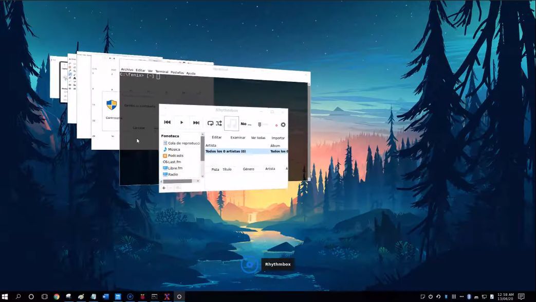 Esto también se puede hacer en no7 pulsando ctrl+tab.